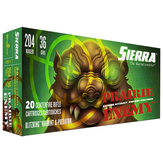 SIE AMMO 204RUG 36GR BLITZ KING 20/10 - Ammunition